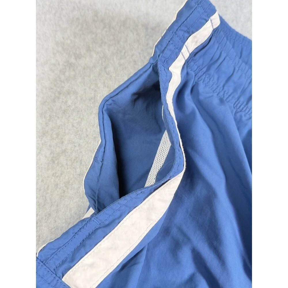 Nautica Men's Blue Swim Trunks Size M Mesh Lined Drawstring Cargo Pocket Beach